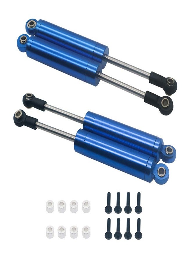 HobbyCrawler 4-Pack Shock Absorber Damper Internal Spring 112mm for 1/10 Crawler Truck HSP HPI AXIAL Tamiya LOSI RC Car Metal Upgraded Parts(Dark Blue) - Image 1